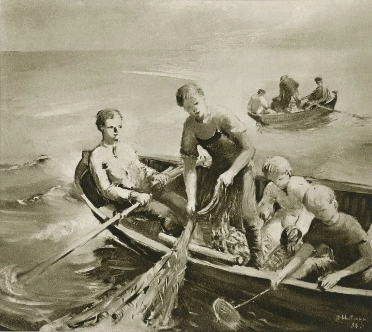 Richard Uutmaa. Kalurid. 1933. Õli