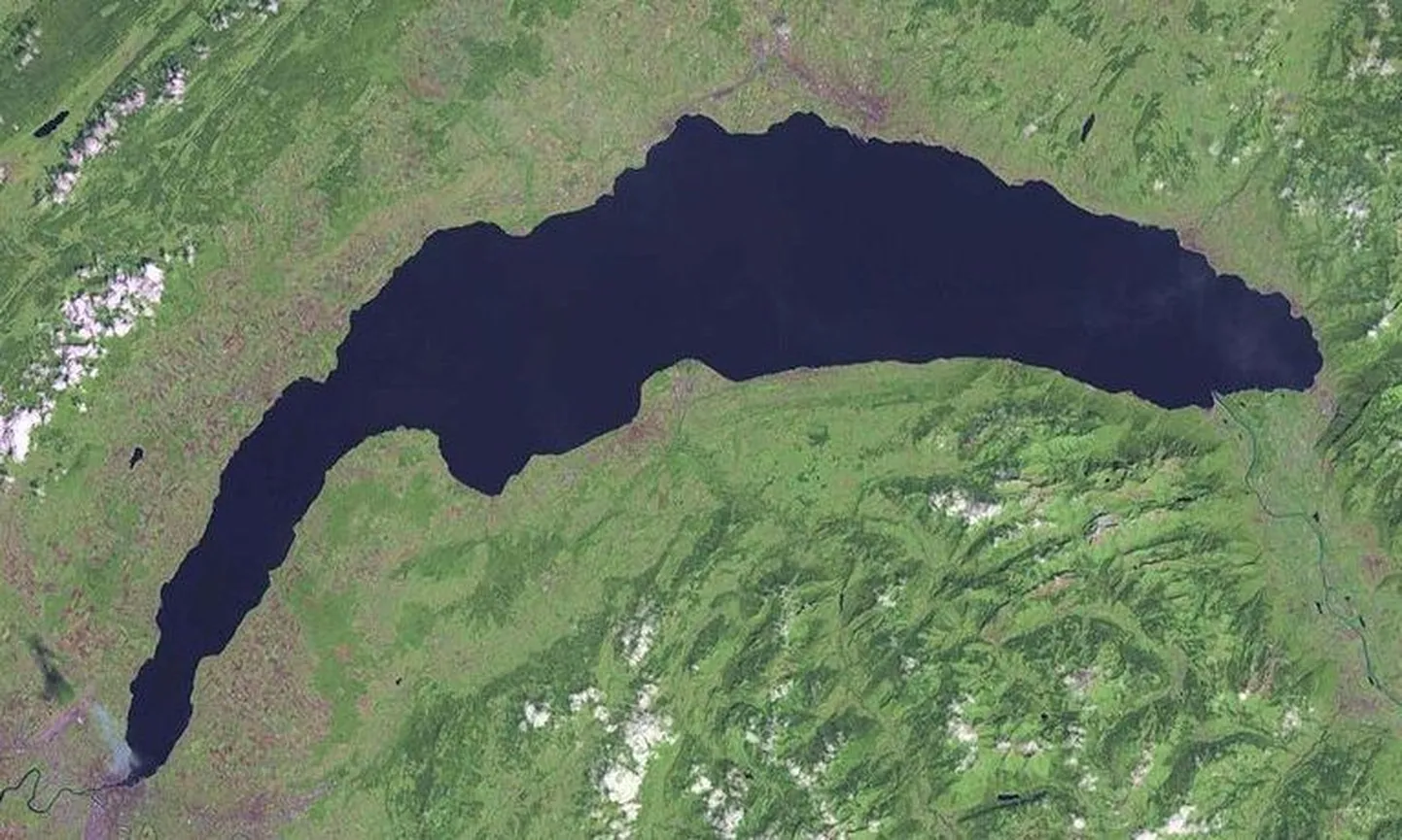 Genfi järv satelliitpildil