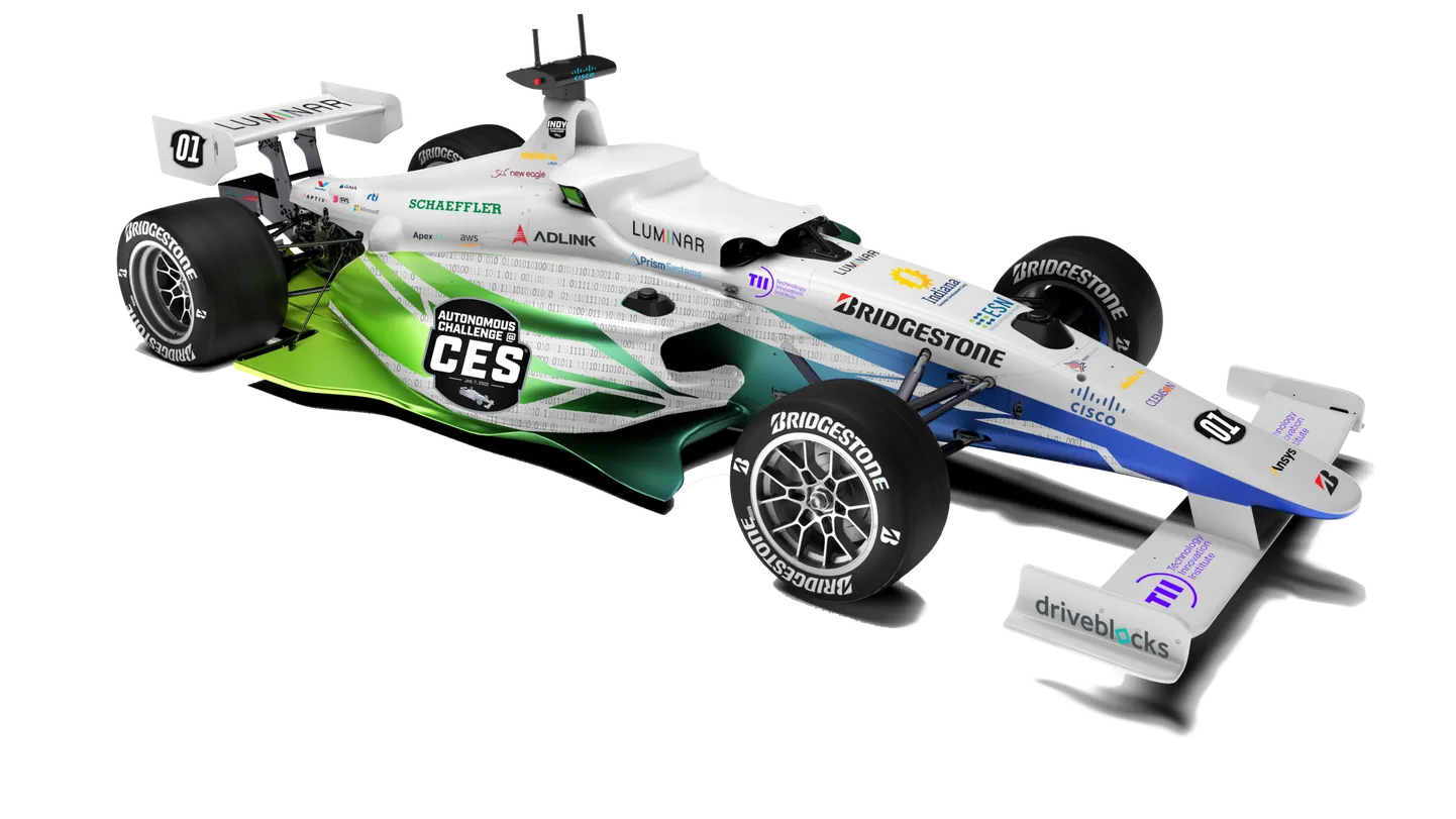 Dallara AV-21 robotvõidusõiduauto.