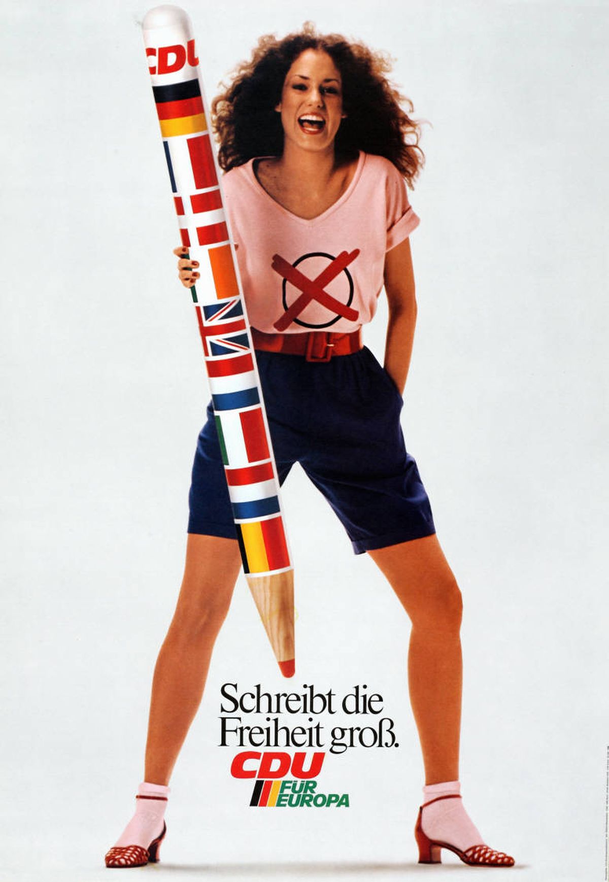 Реклама Немецкого христианско-демократического союза (CDU) перед европейскими выборами 1979 года.