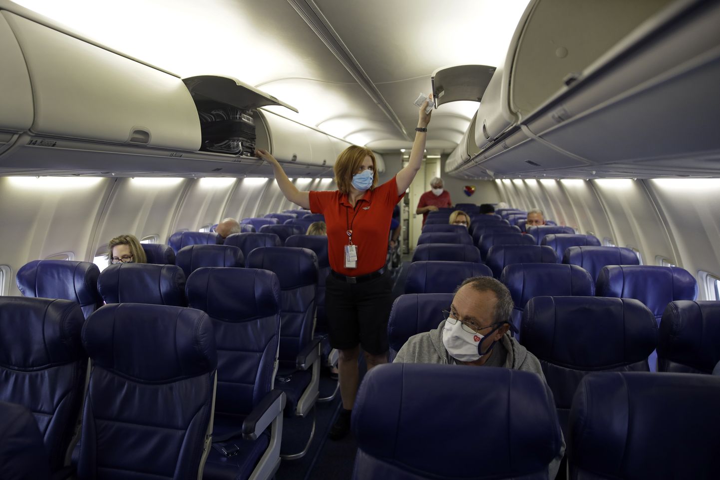 Southwest Airlines lend Kansas Cityst Orlandosse eelmisel pühapäeval. 150 istekohaga lennukis oli vaid paarkümmend reisijat.
