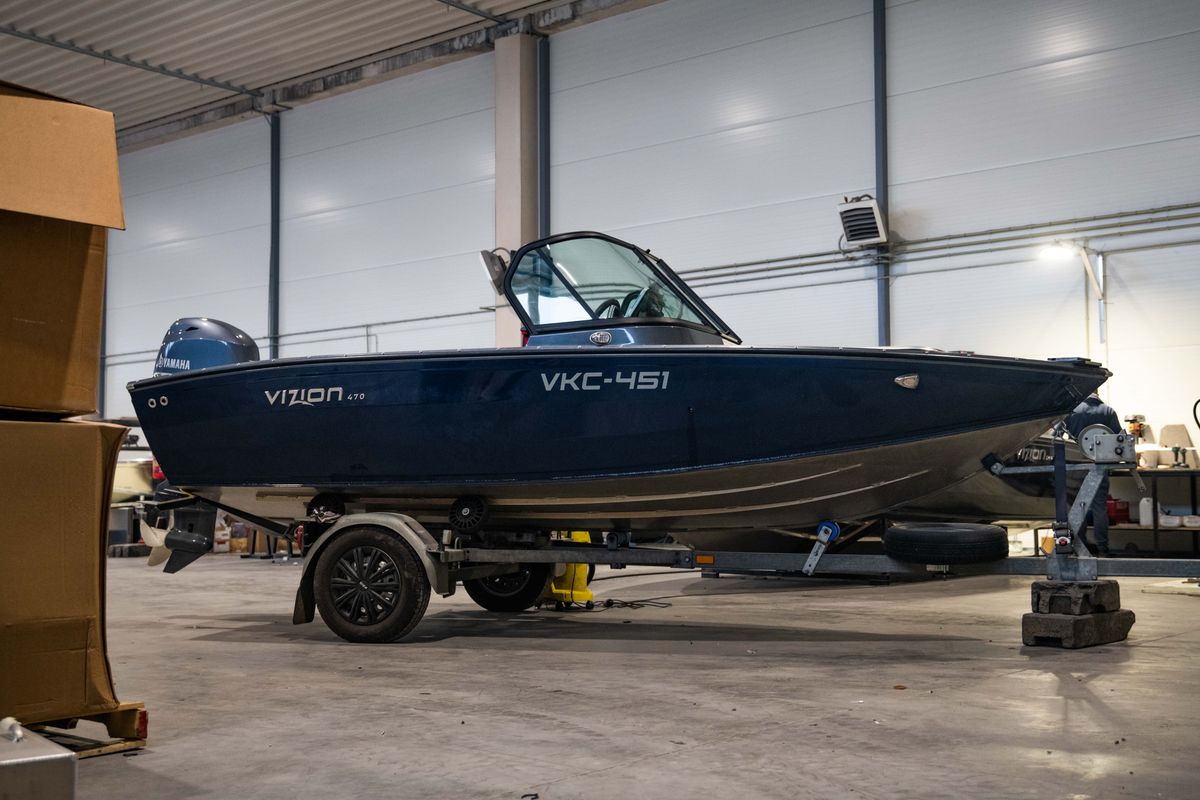 На предприятии FISHBOAT, где производят лодки VIZION