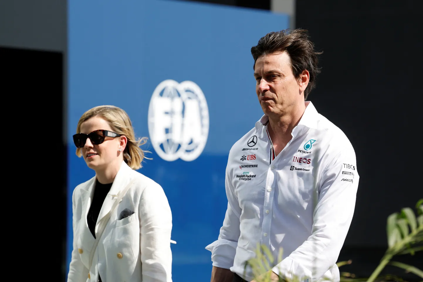 Susie Wolff (vasakul) ja Toto Wolff.