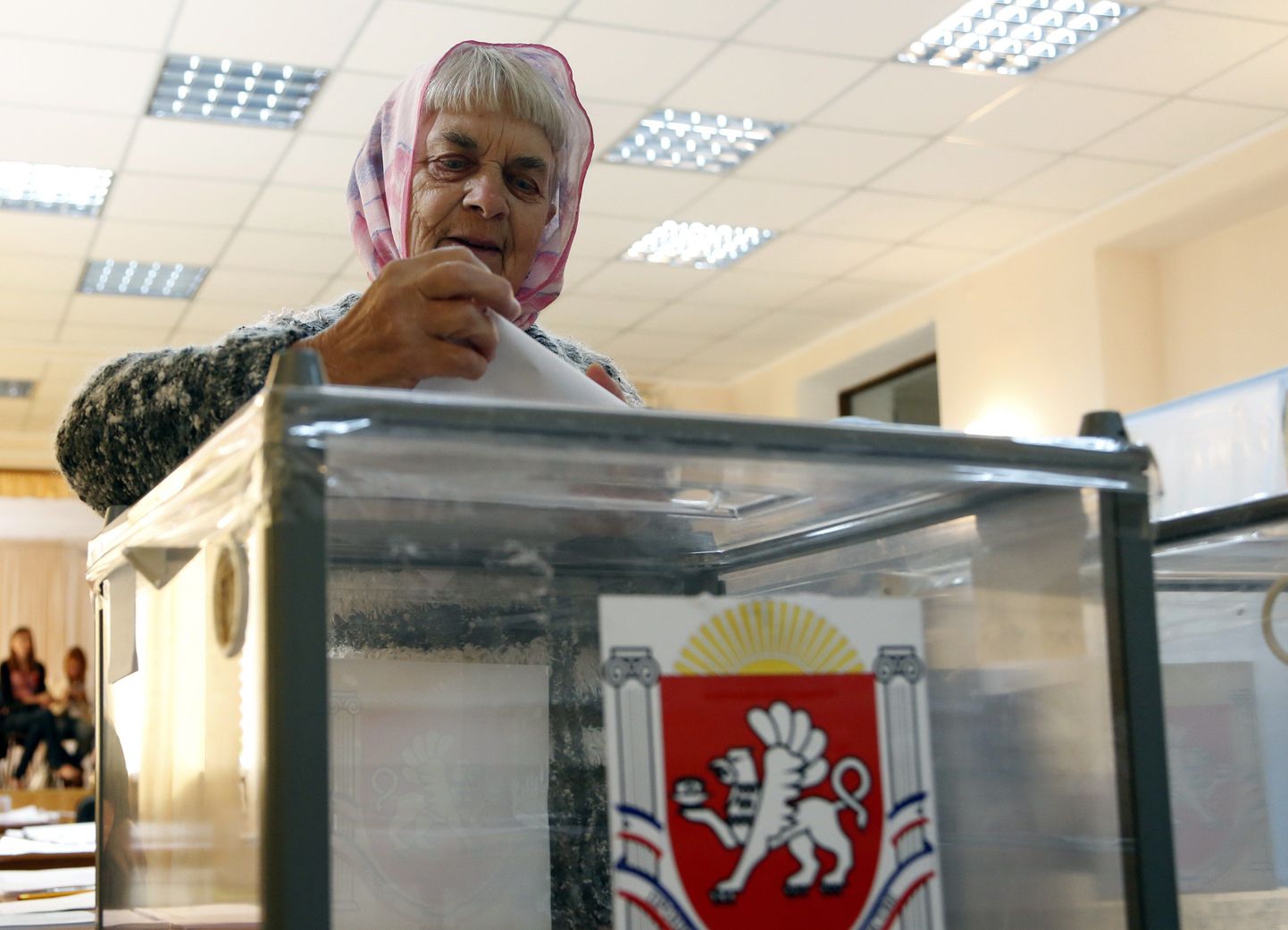 Eile toimunud valimistel osalesid Venemaa osana esimest korda ka Krimmi elanikud.