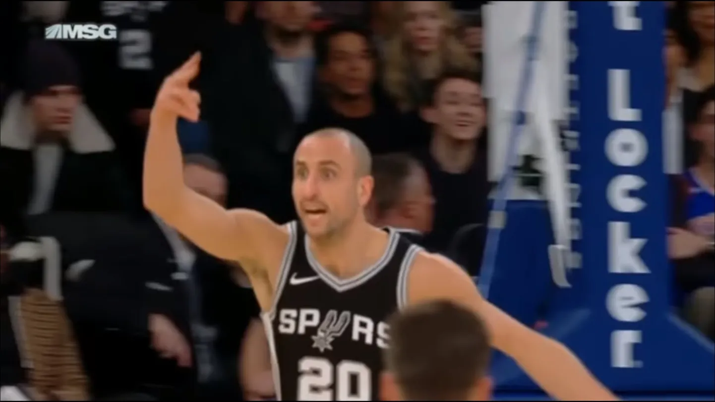 Manu Ginobili on mänginud NBA-s 15 aastat ja võitnud neli meistrisõrmust, kuid sellist asja polnud varem näinud isegi tema.