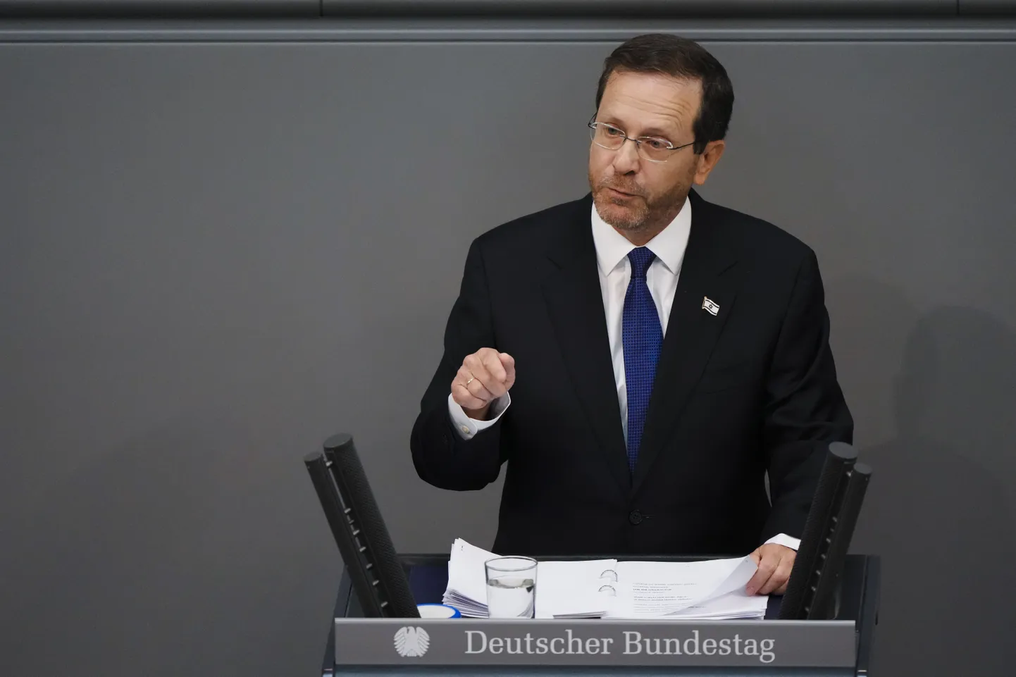 Iisraeli president Isaac Herzog esinemas 6. septembril Saksa parlamendis.