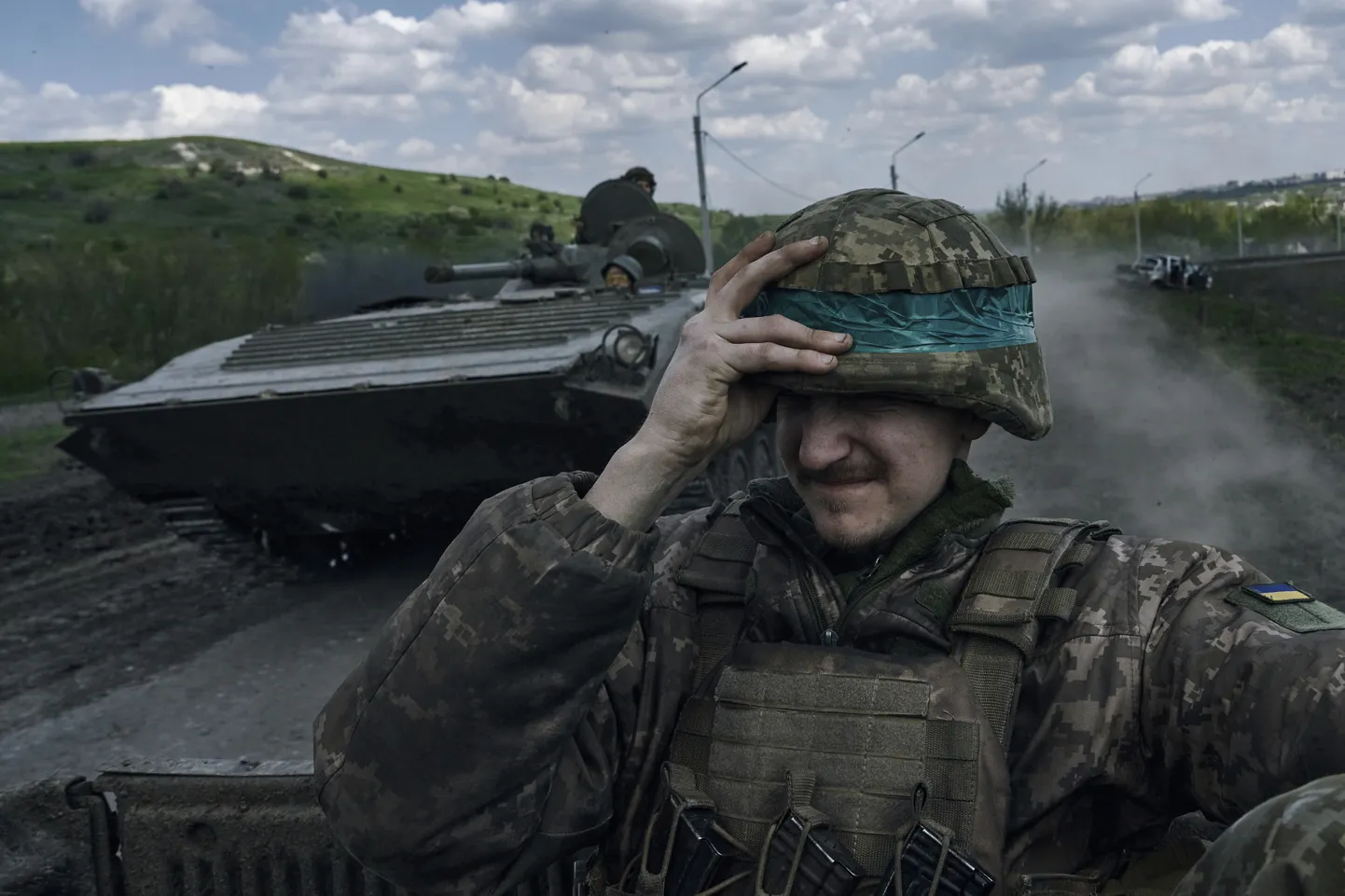Ukraina soomukid Bahmuti lähedal.