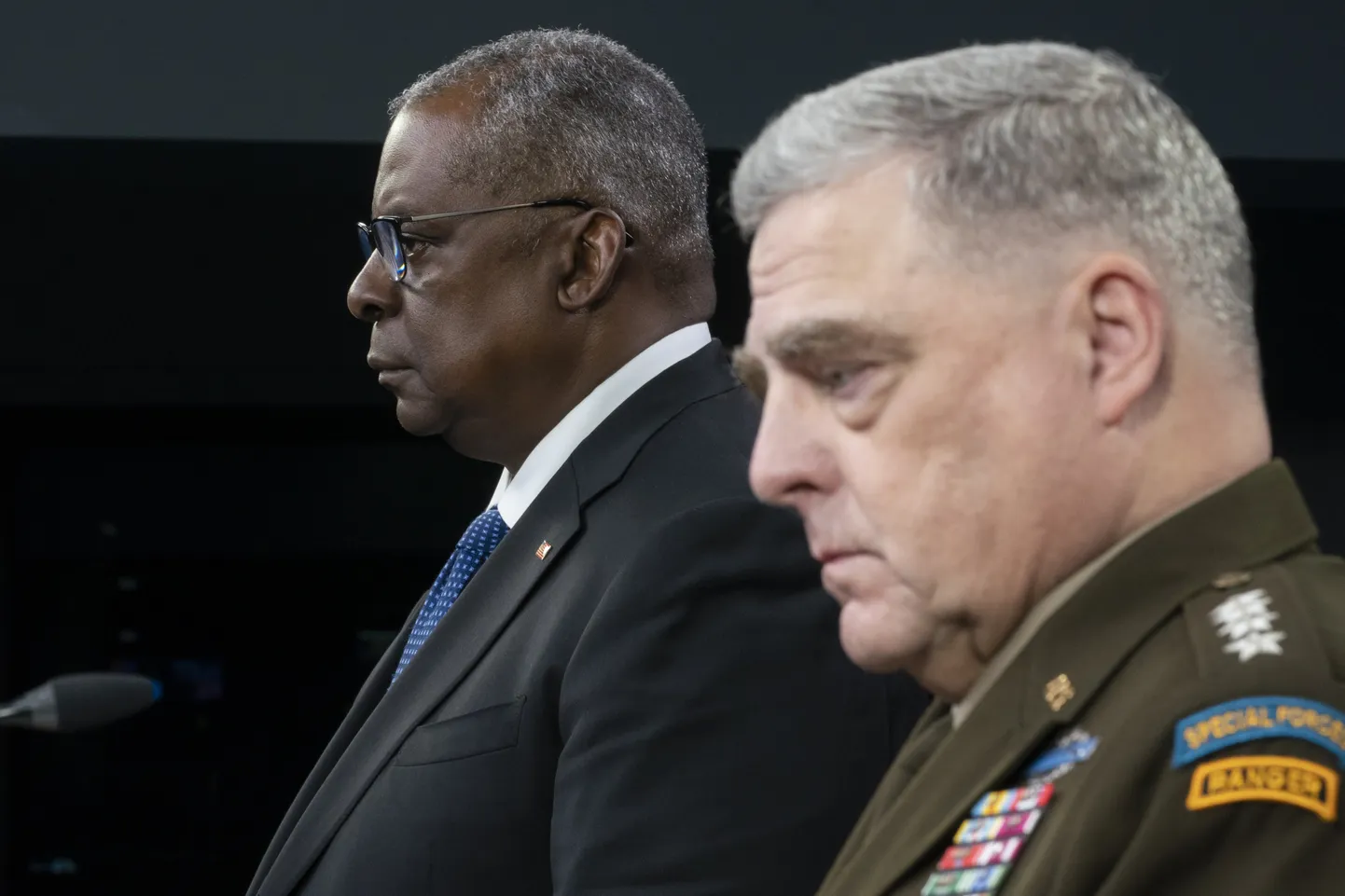 Lloyd Austin ja Mark Milley.