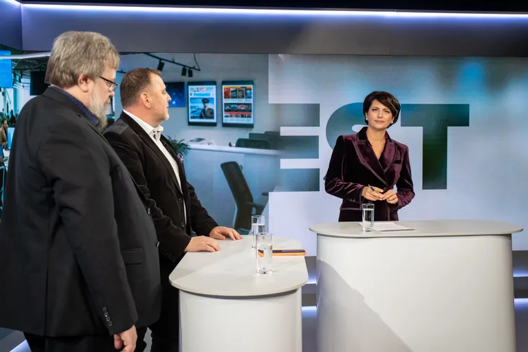 Студия Postimees: как компенсировать жителям Таллинна последствия зеленого поворота? / Одежда ведущей: Luisa Spagnoli