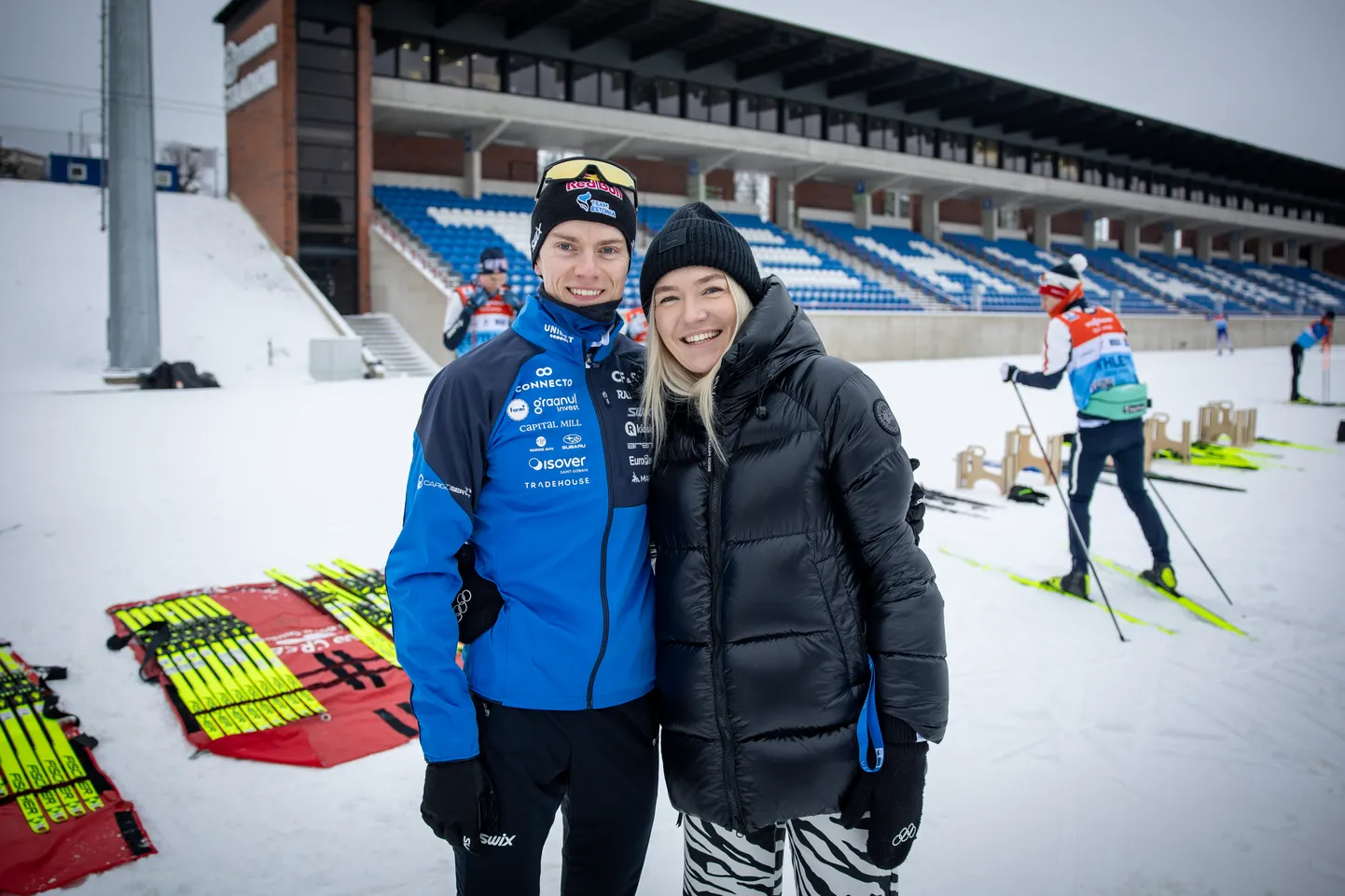 Õnnelik paar: Kristjan Ilves ja Karmen Puusalu.