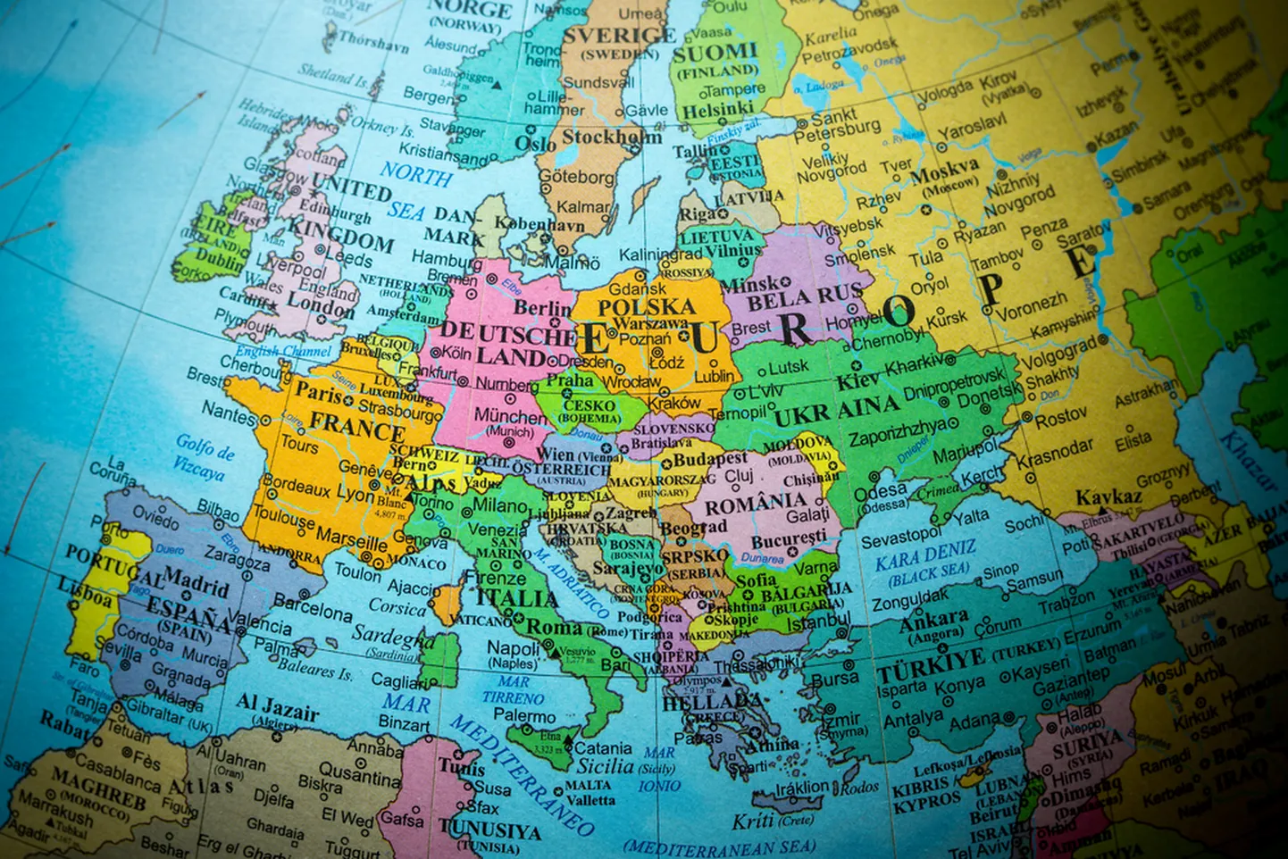 Euroopa kaart.