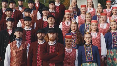 Rahvatantsuansambel sai oma videole 24 tunniga rohkem vaatamisi, kui Eestis elanikke