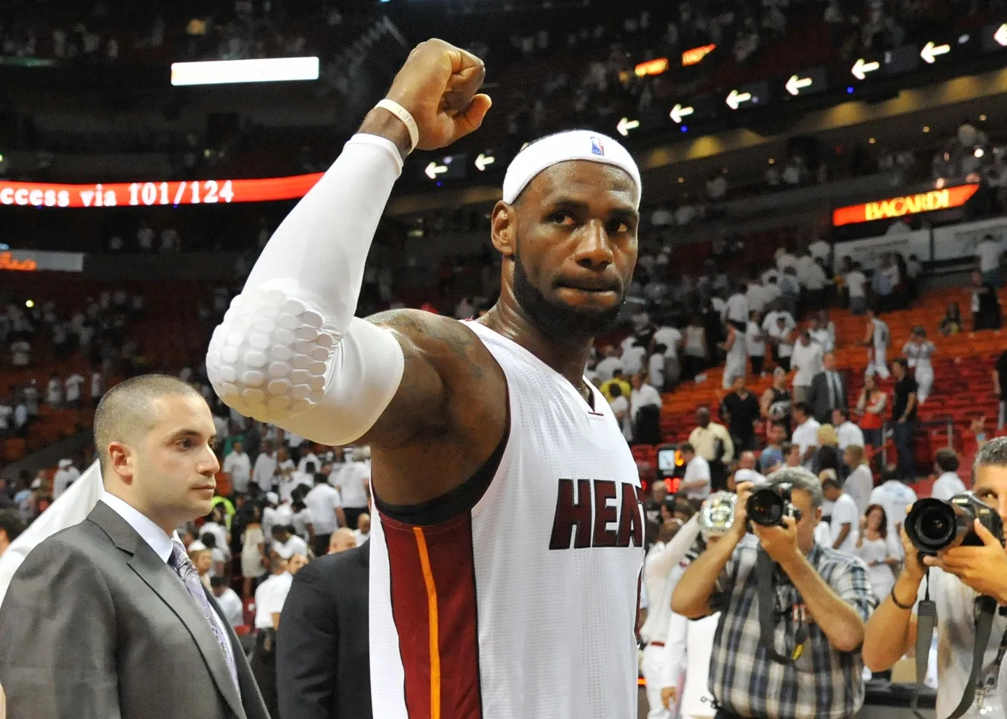 LeBron James eelmisel hooajal.