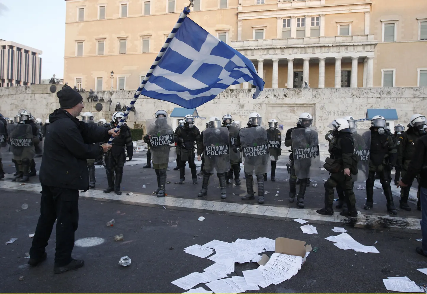 Protestija Kreeka lipuga