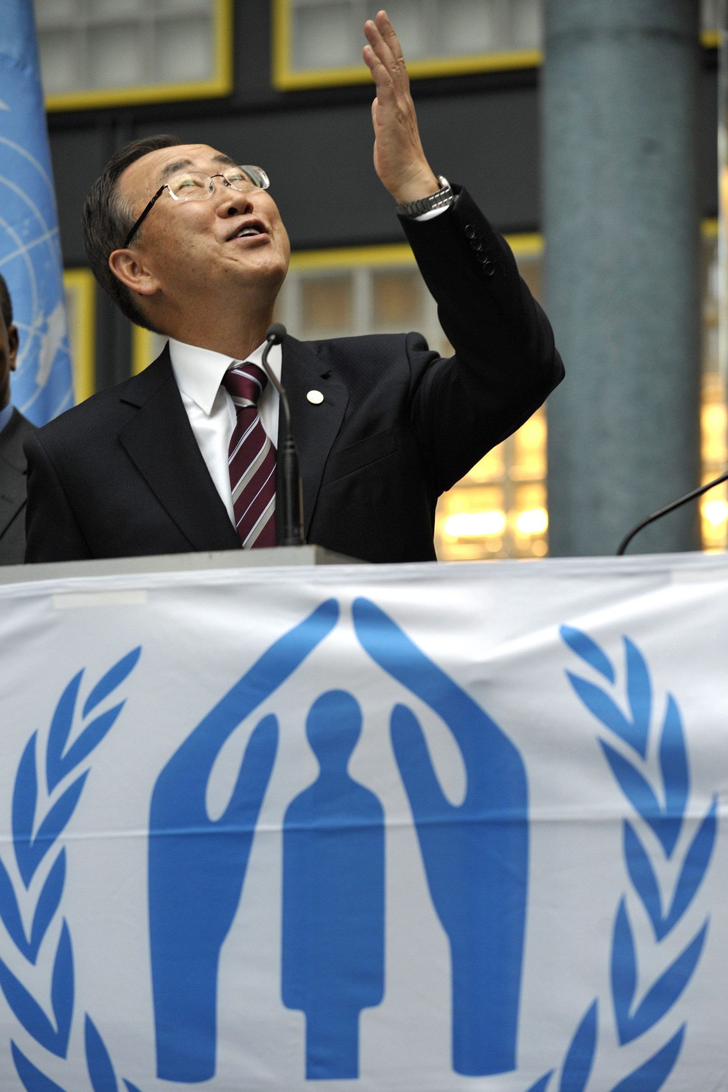 ÜRO peasekretär Ban Ki-moon Genfis.