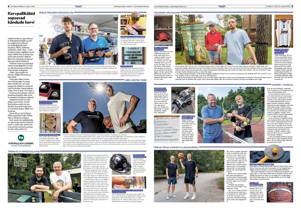 Fotolugu Eesti korvpalliskeene isadest ja poegadest