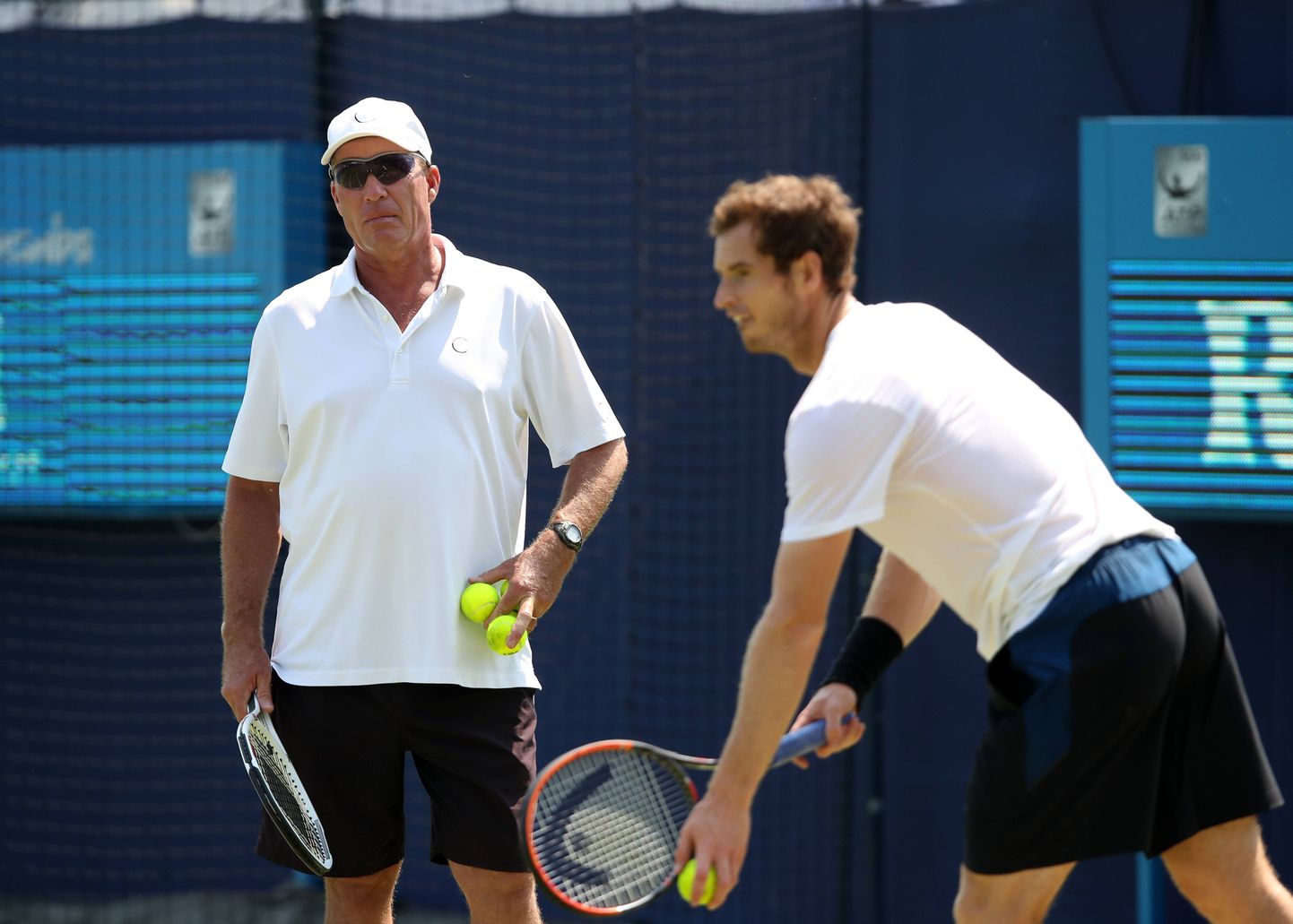 Andy Murray (paremal) ja Ivan Lendl.