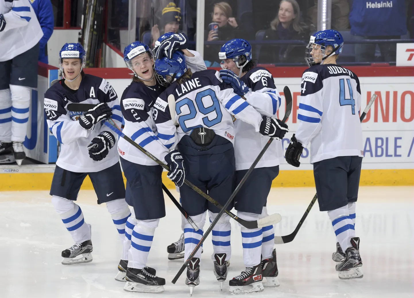 Jäähoki U20 vanuseklassi MMi finaalis võitis kodupubliku ees mänginud Soome lisaaja järel 4:3 Venemaad.