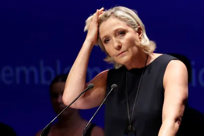 Partei Rahvusrinne juht Marine Le Pen.