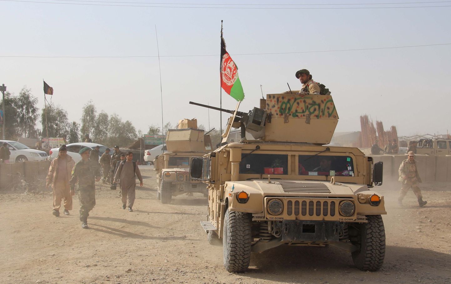 Afganistani julgeolekujõud islamistidevastasel operatsioonil.