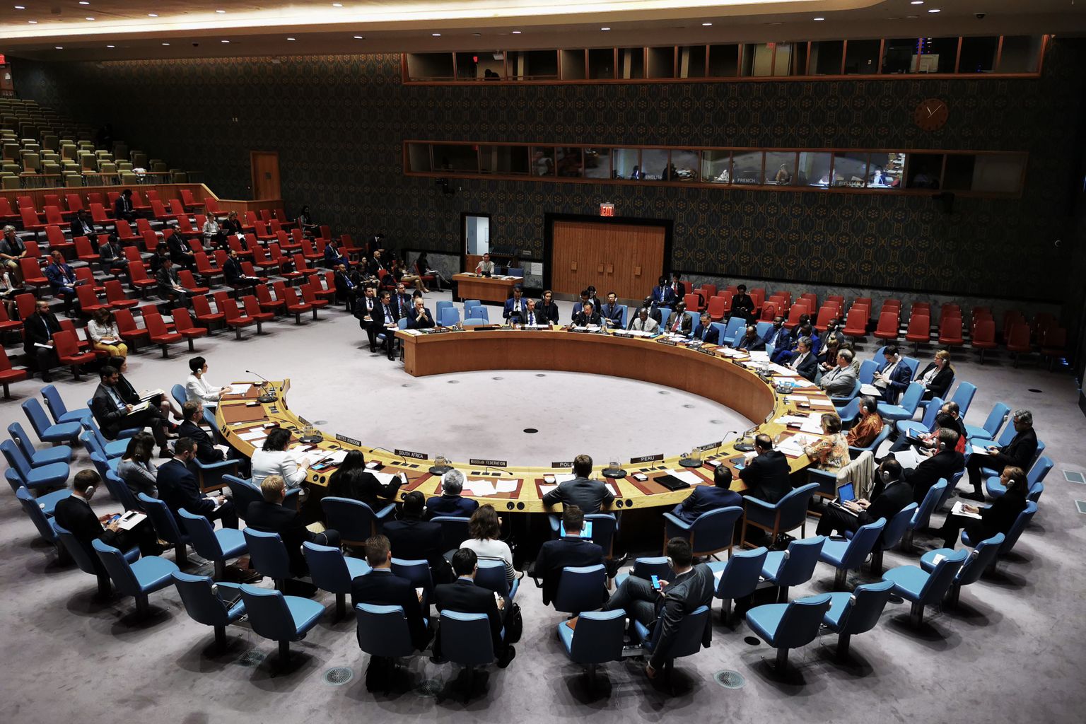 ÜRO Julgeolekunõukogu istung.
