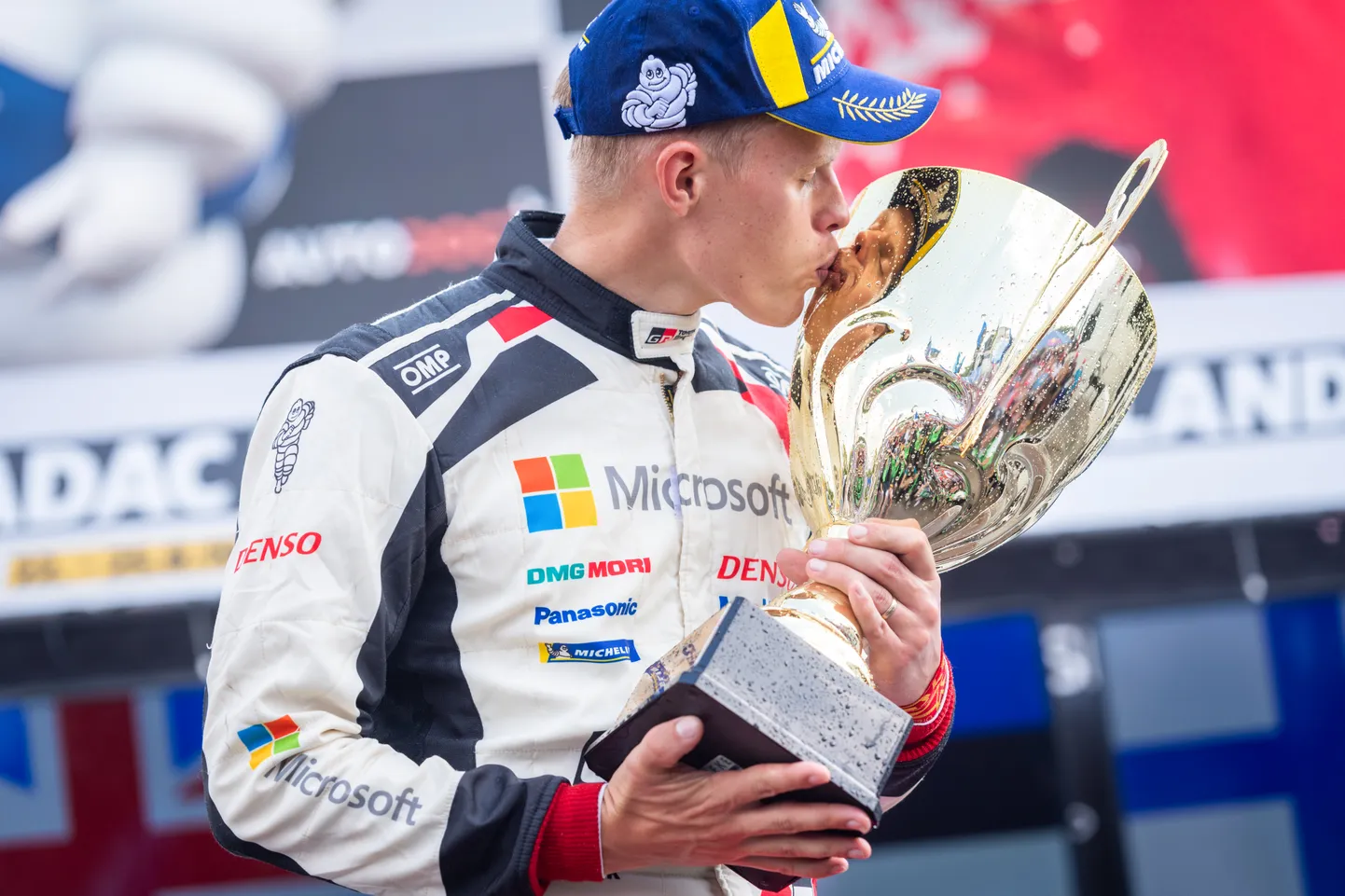 MUSI! Ott Tänak Saksamaa ralli poodiumil.