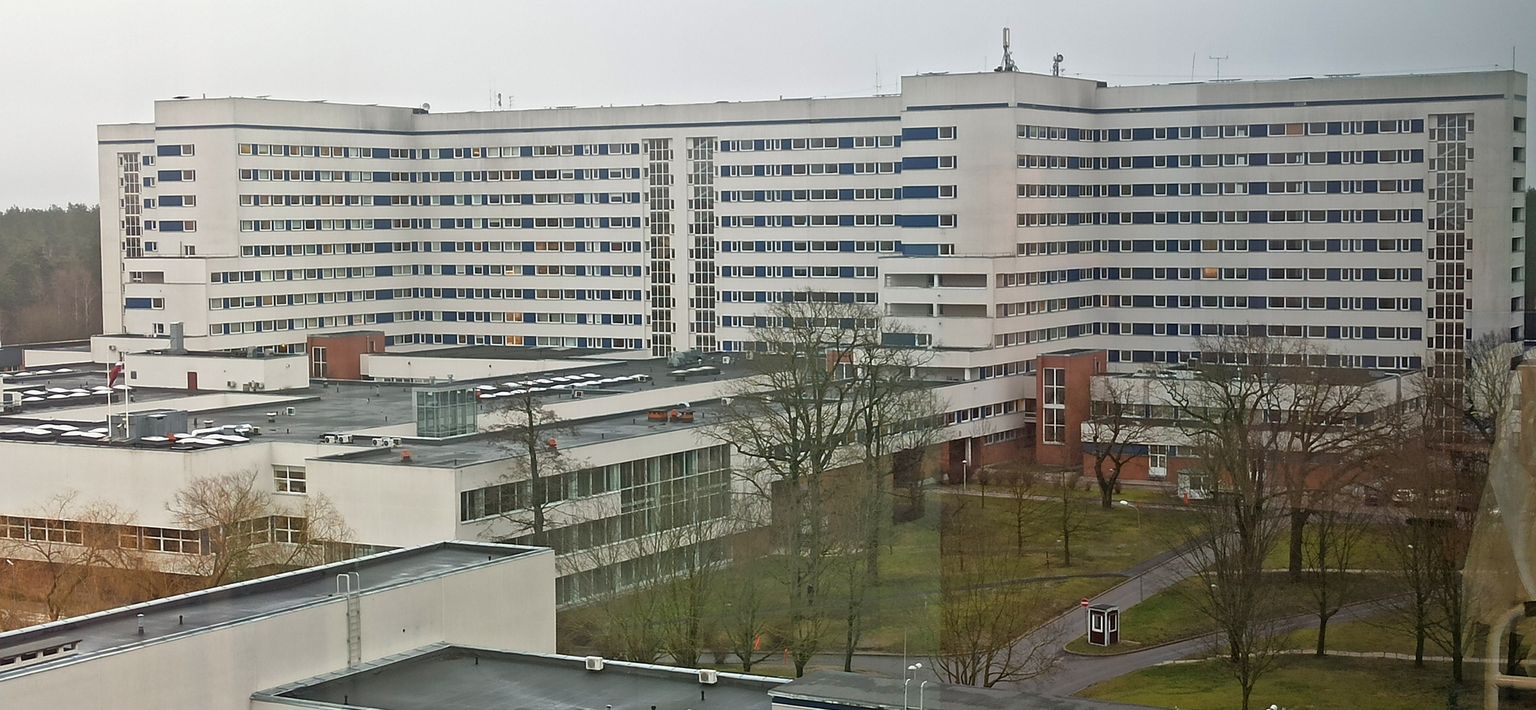 Skats uz Rīgas Austrumu klīnisko slimnīcu no Hematoloģijas nodaļas (9B) loga