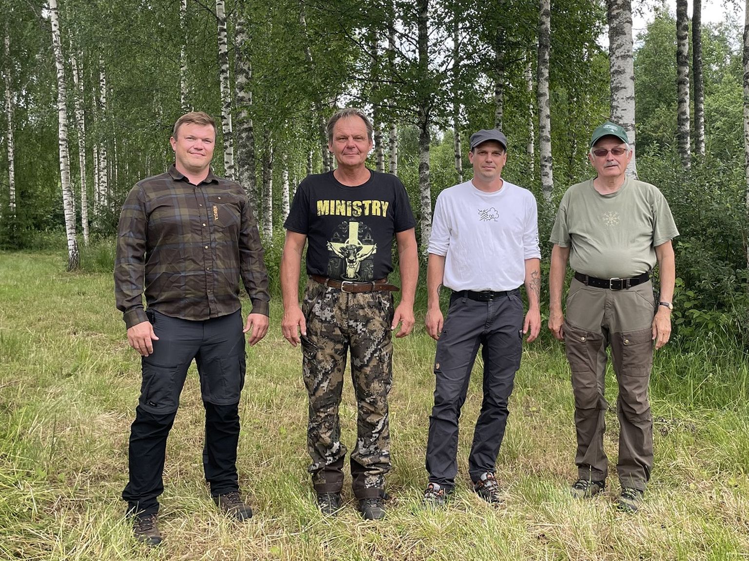 Fotol komisjoni liikmed Meelis Matkamäe, Gunnar Lepasaar, Dimitri Randoja ja Veljo Kütt.