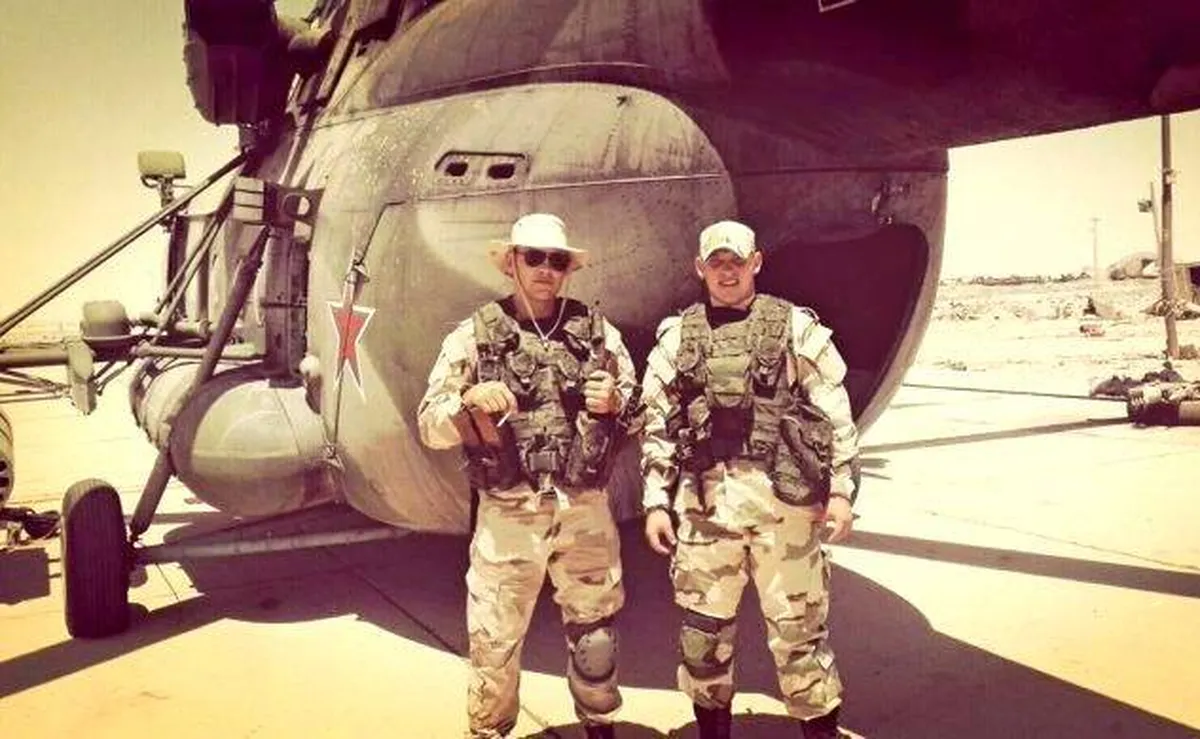 Wagner Group fighters in Syria.
