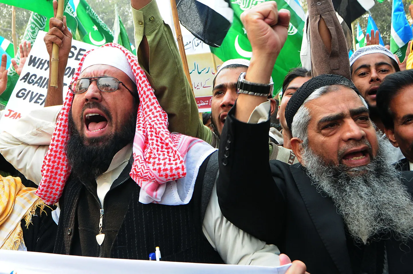 Pakistani islamiäärmuslased. Pilt on illustreeriv.