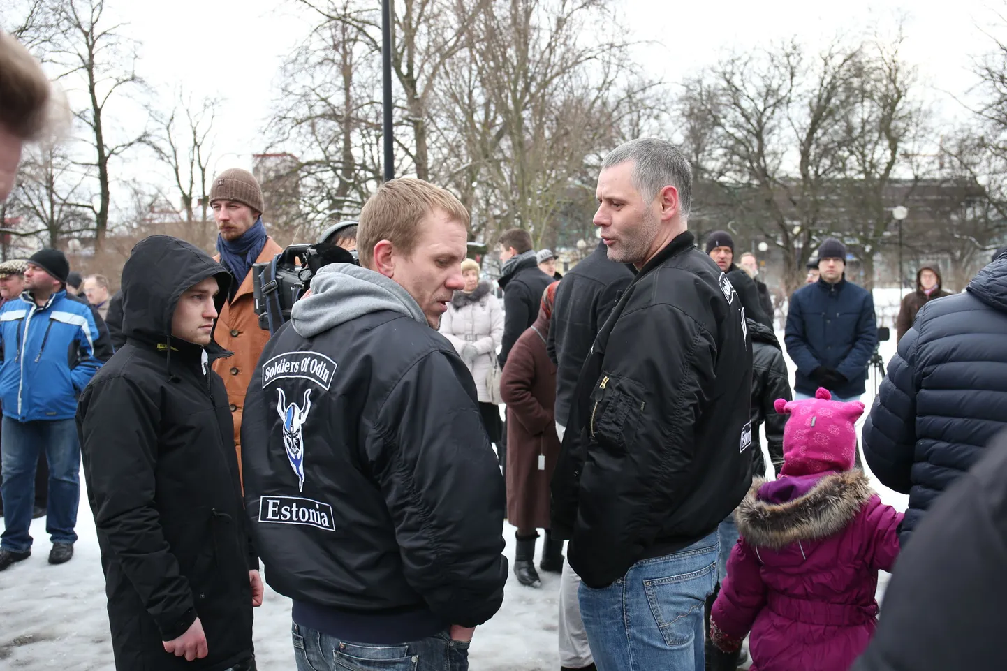 Собрание Таллиннского клуба националистов, Партии народного единства и "Воинов Одина".