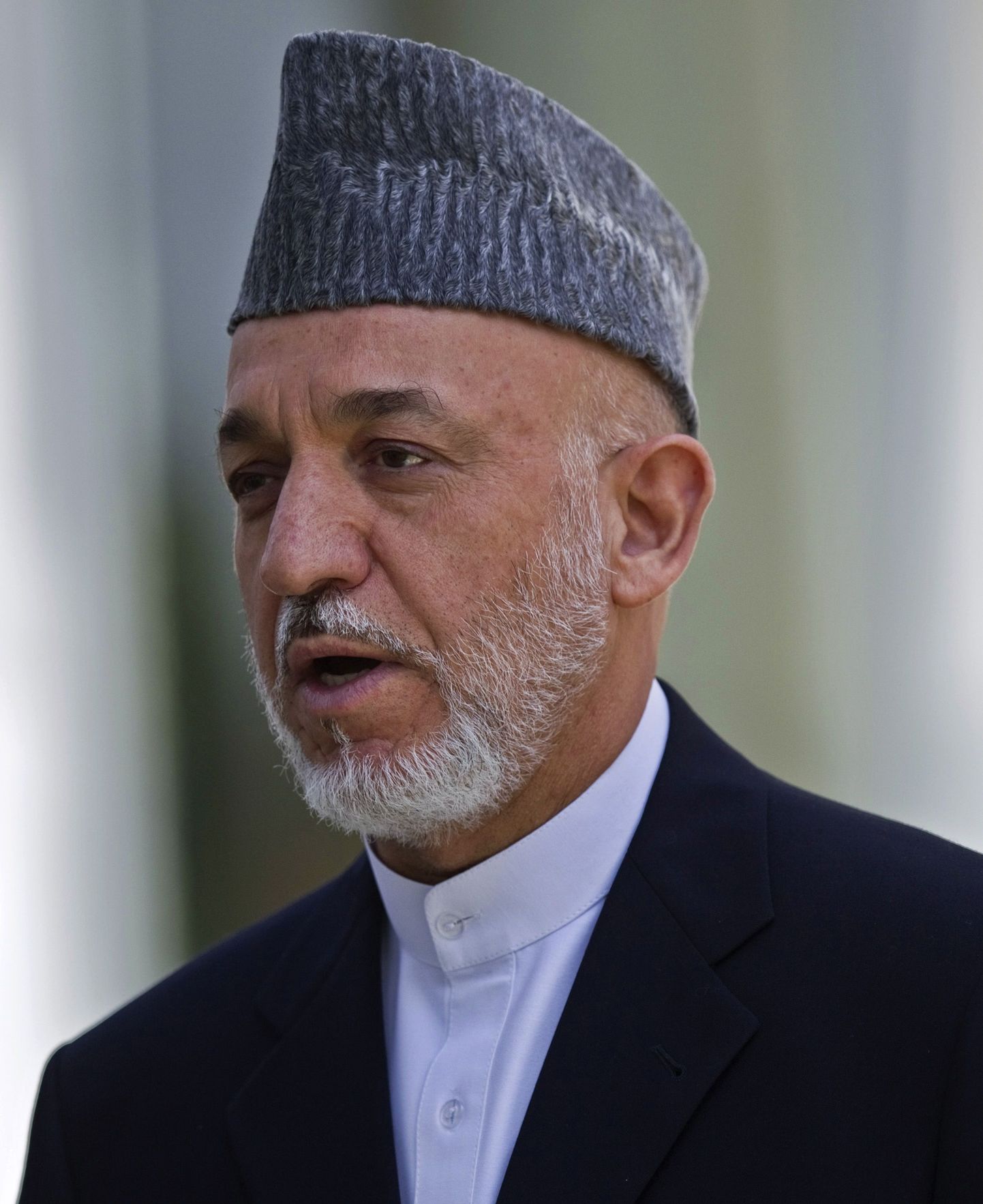 Afganistani president Hamid Karzai.