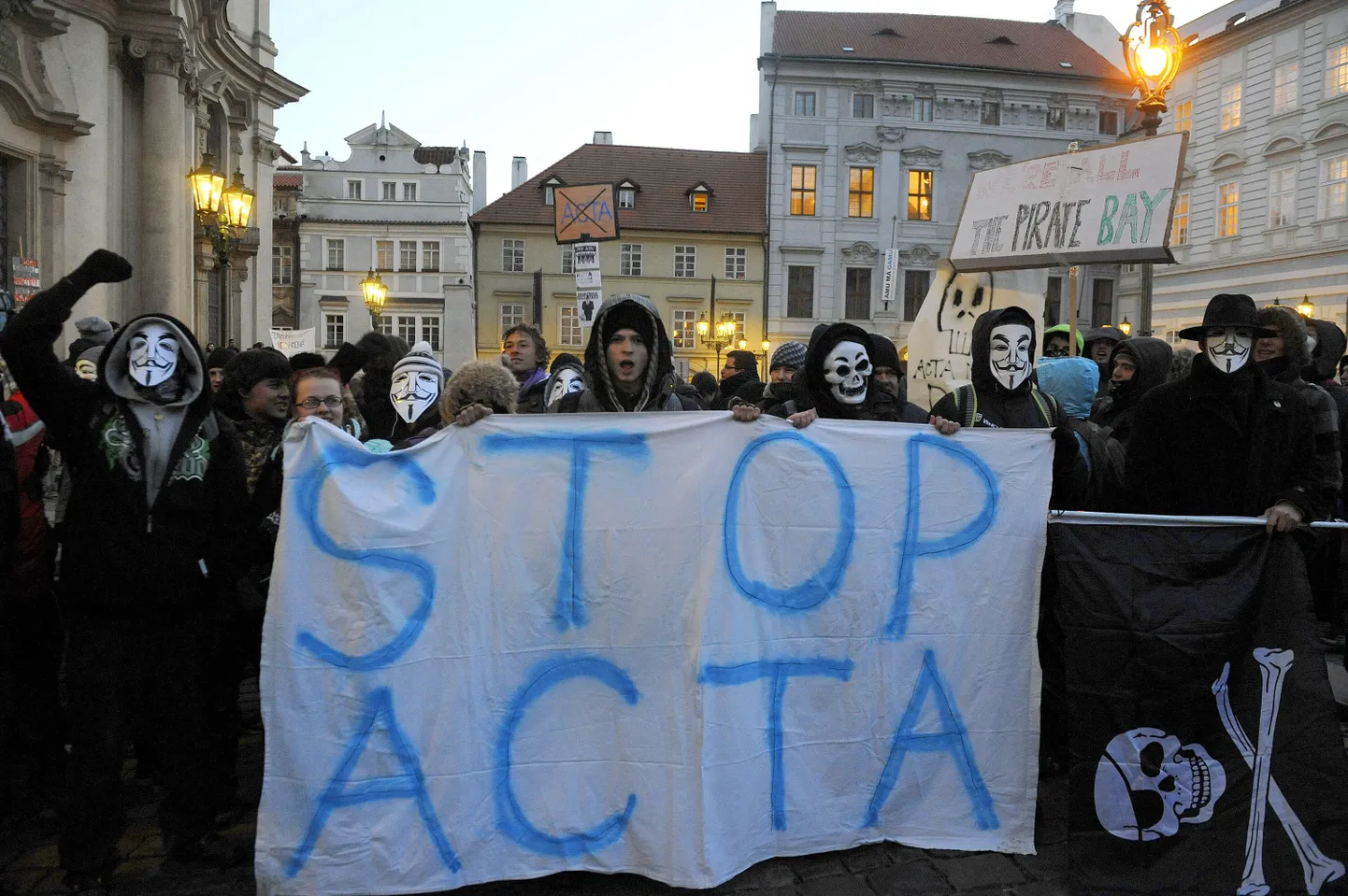 ACTA vastane meeleavaldus Tšehhis.