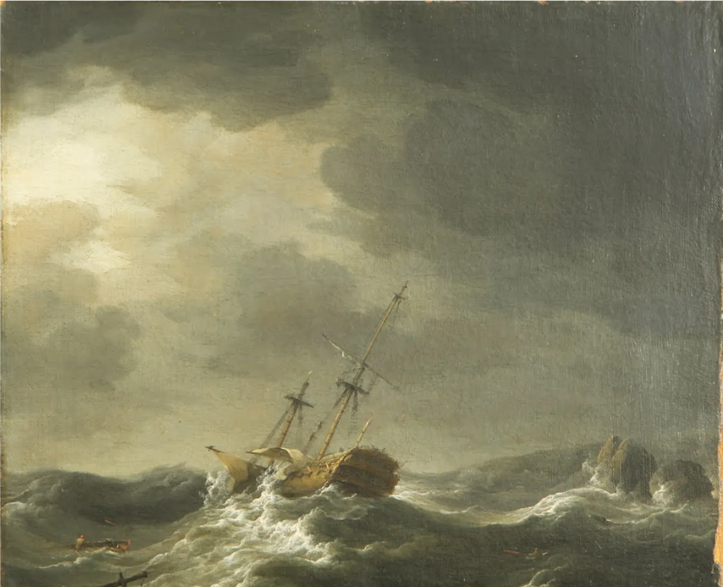 Charles Brookingi 1744. aasta maal Wagerist hädaolukorras.