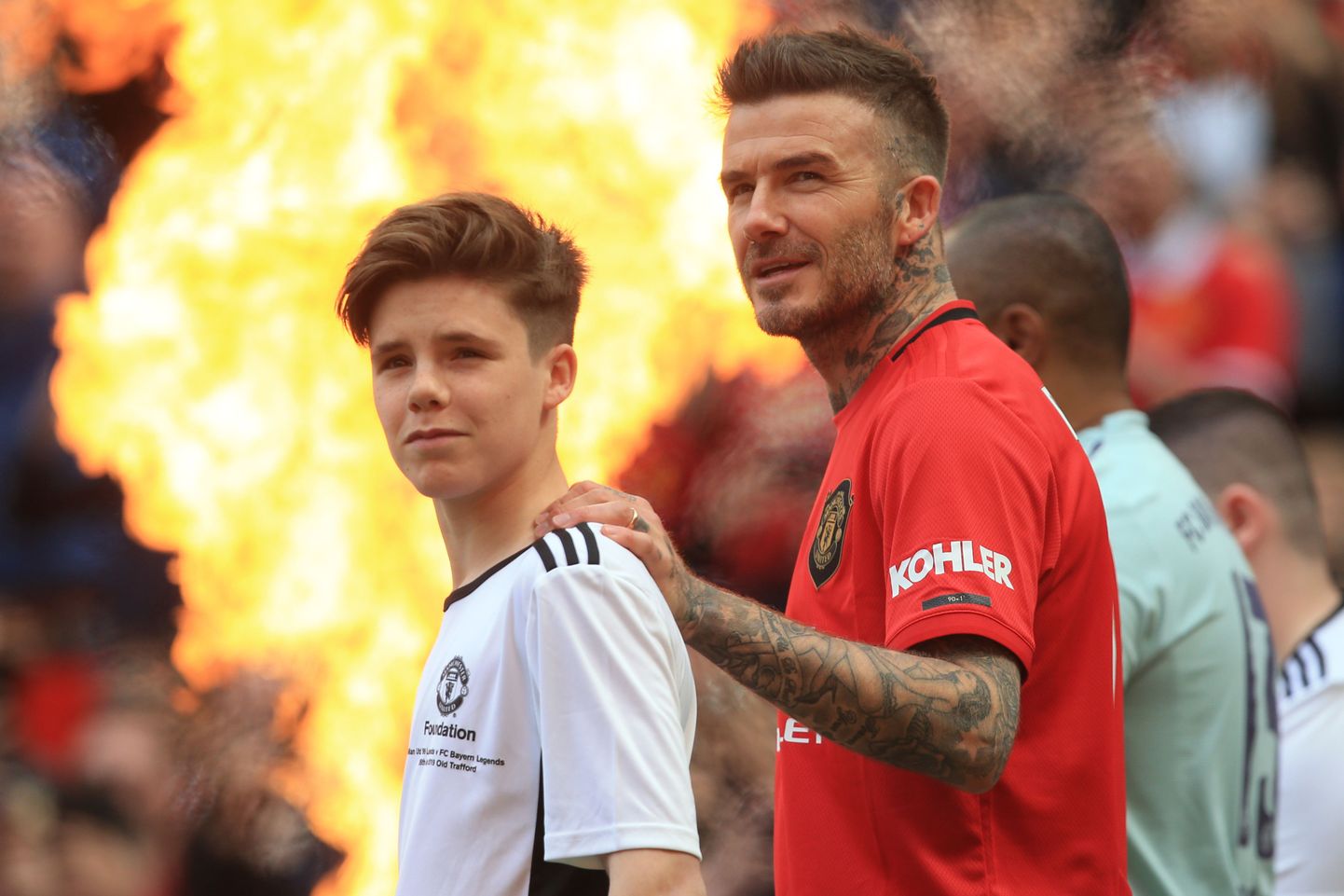 David Beckham  ja poeg Cruz 2019. aastal.