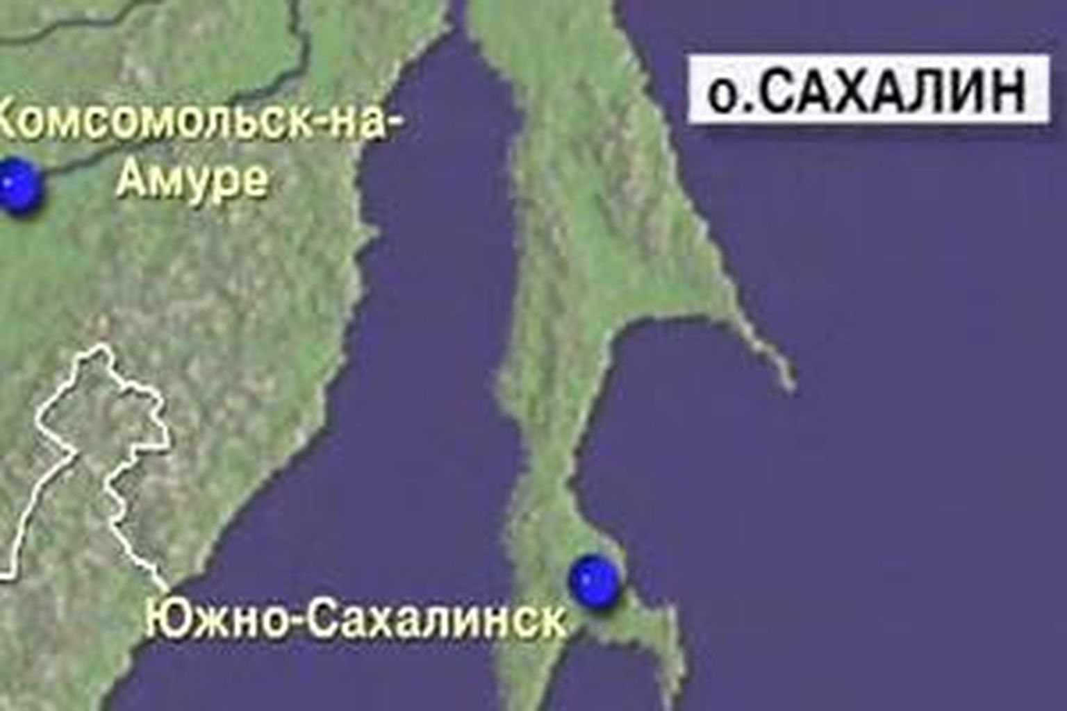 Шахтерск сахалинская область карта