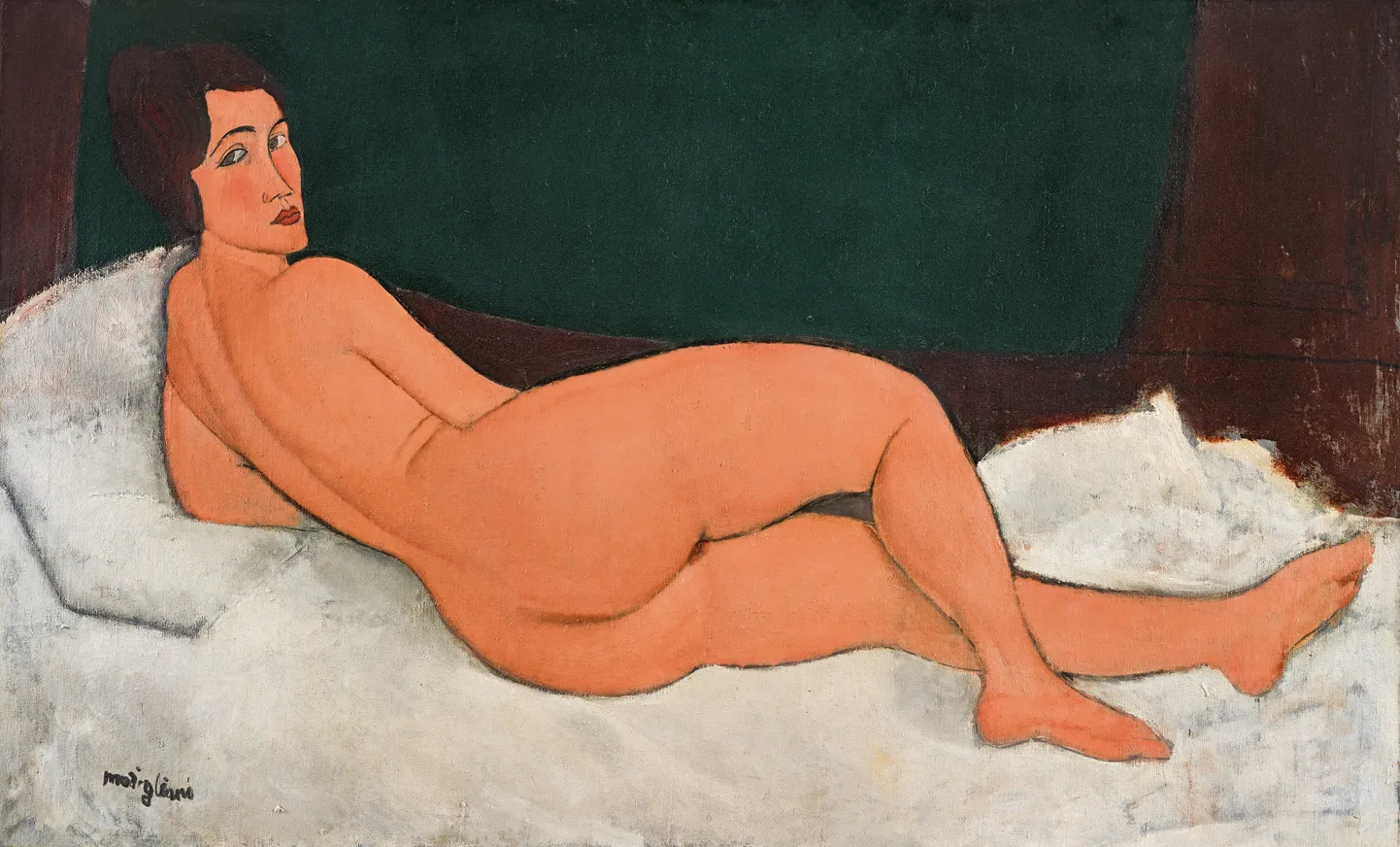 Amedeo Modigliani aktimaal «Nu couché»