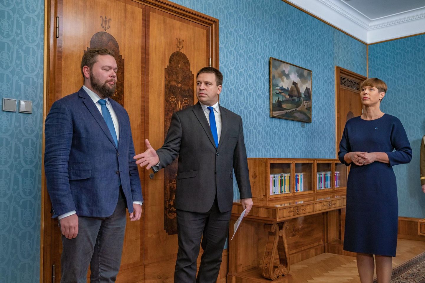 Kaimar Karu ministriks nimetamine Kadriorus 2. novembril 2019