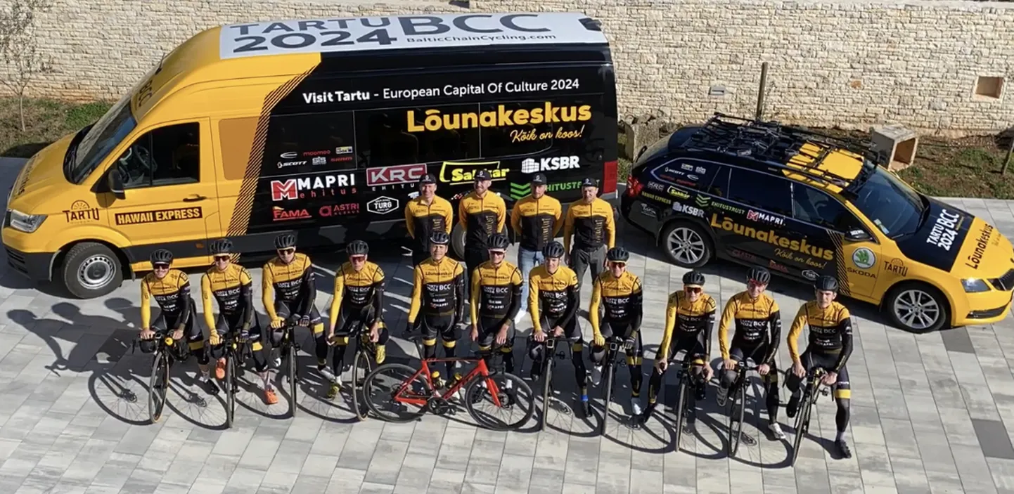 Rattatiim Tartu 2024 / BalticChainCycling.com Horvaatias.