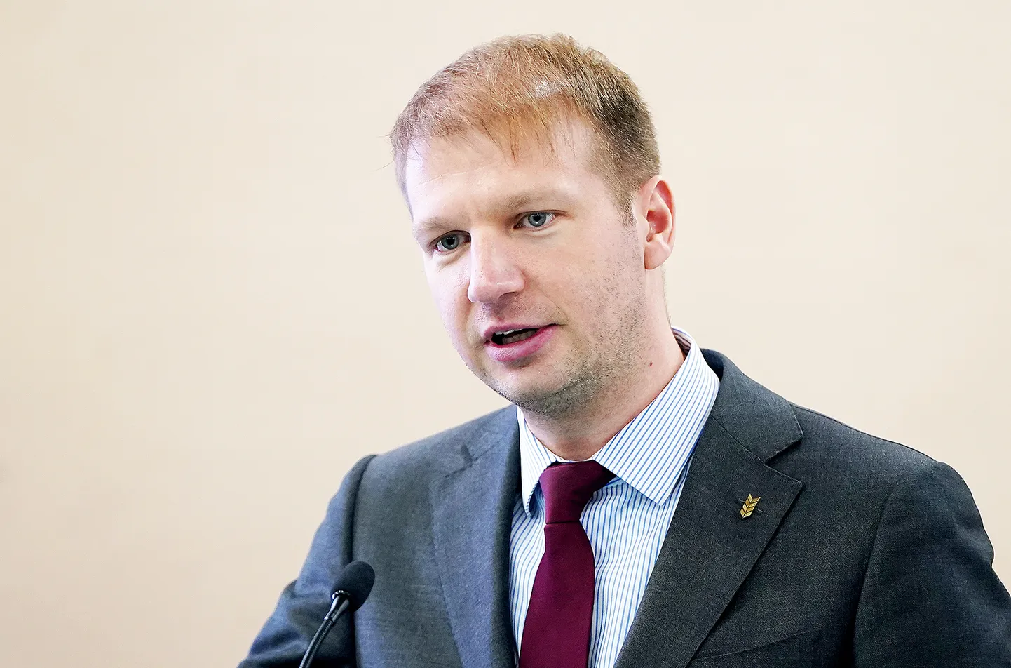Klimata un enerģētikas ministrs Kaspars Melnis