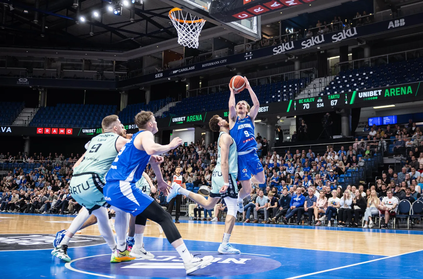 Kalev/Cramol oli finaalseeria kolmandas mängus selgelt rohkem käike.