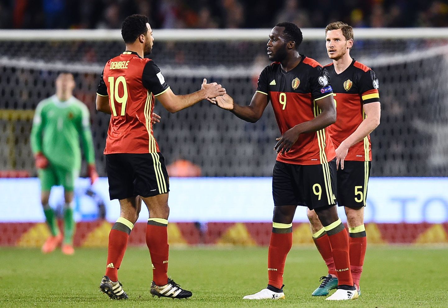 Belgia mängijad.