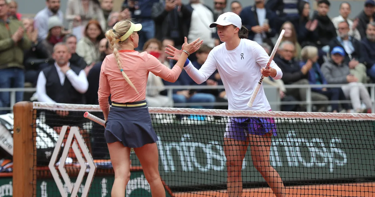 Swiatek võttis Prantsusmaa lahtistel 36 aasta kiireima võidu