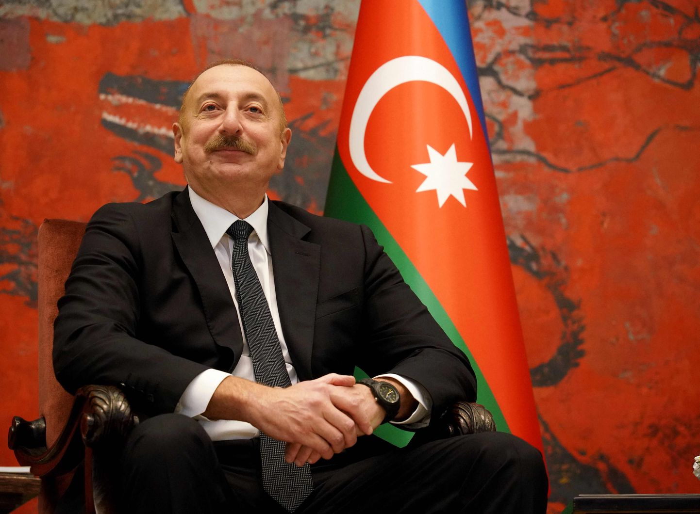 Aserbaidžaani riigpea Ilham Alijev.