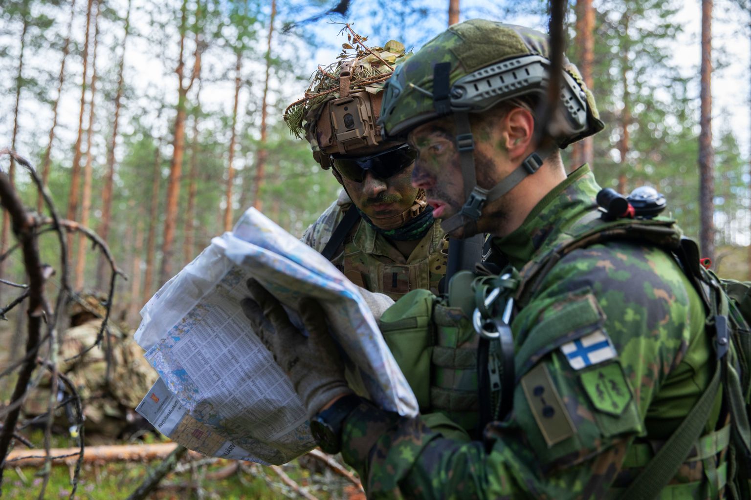 USA ja Soome sõjaväelased ühisõppusel. Foto on illustratiivne.