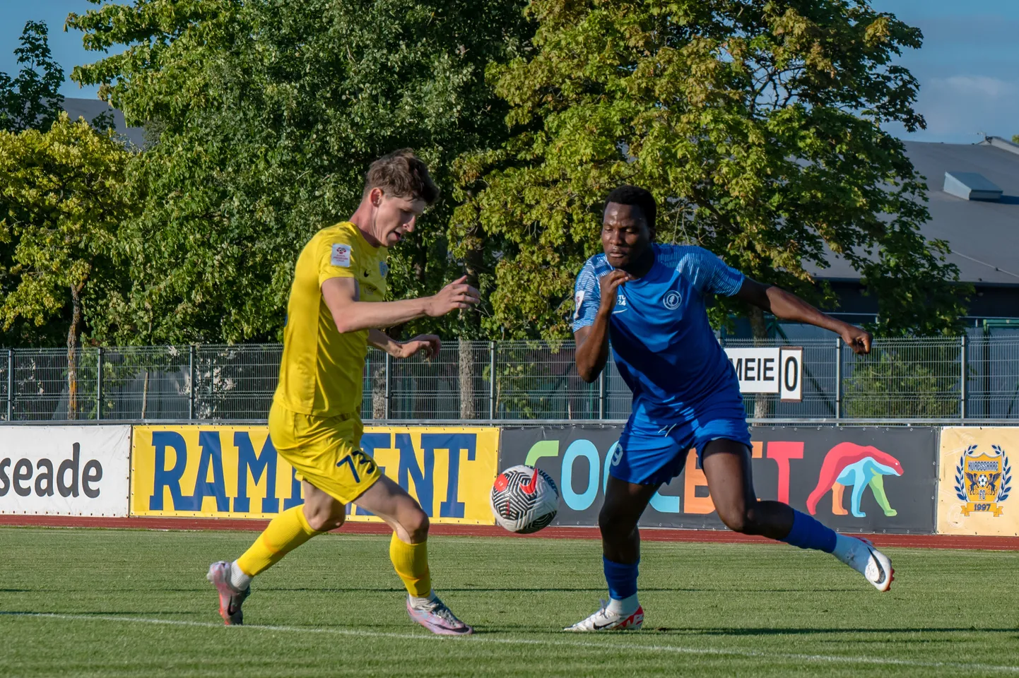 FC Kuressaare Karl Orren & Tartu JK Tammeka Ahmed Adebayo Basher