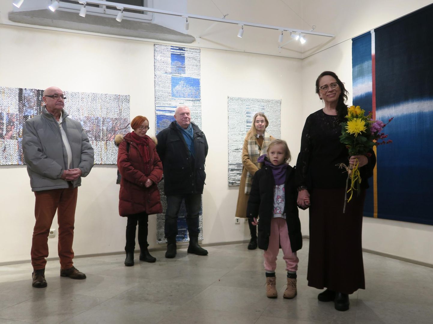 Elna Kaasiku näituse "AjaMustrid" avamine Jaani kirikus.