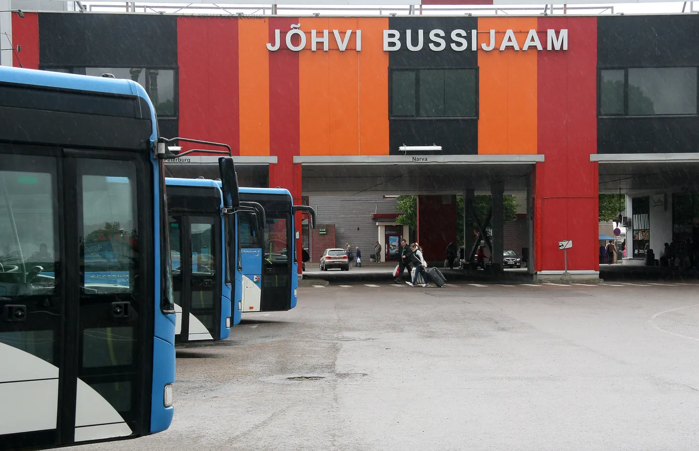 Jõhvi bussijaam. Pilt on illustratiivne.