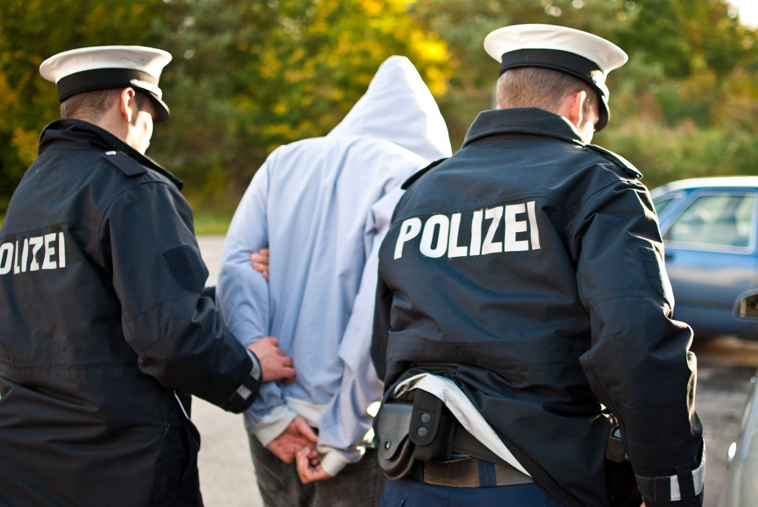 Немецкая полиция проводит задержание. Фото иллюстративное.