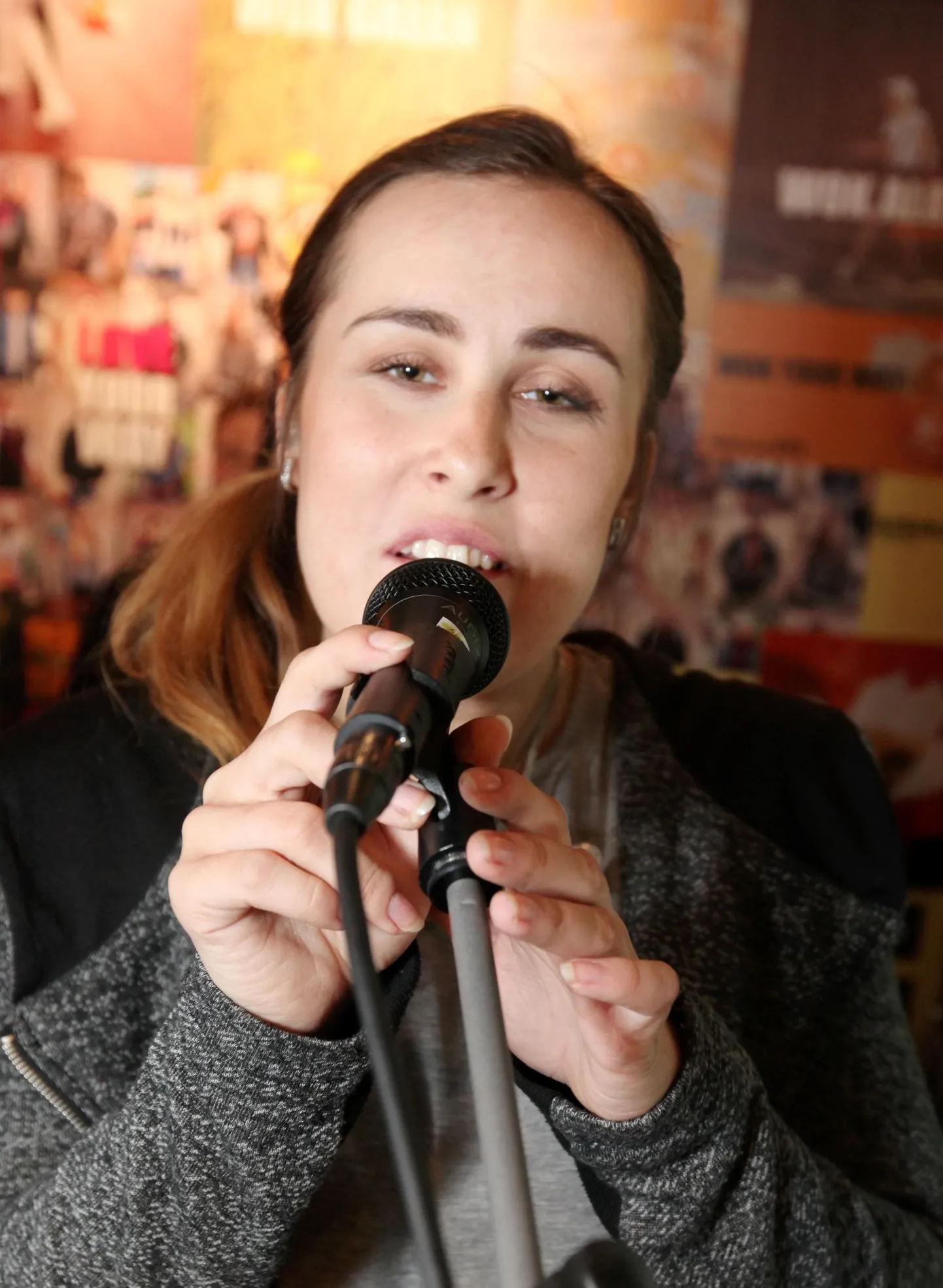 Kristel Aaslaid restorani Wok to Walk avamisel